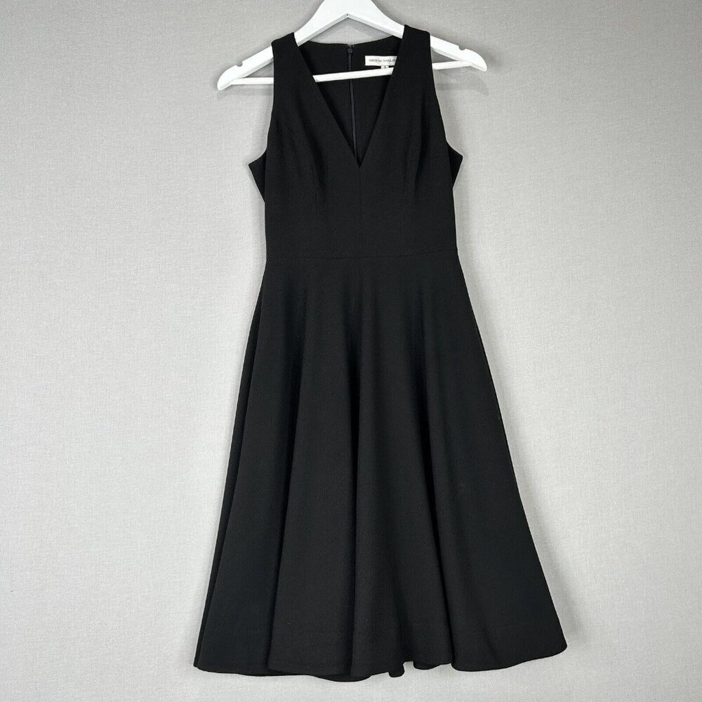 Dress The Population Womens‎ Dress Small Black Catalina Cocktail Modest Elegant